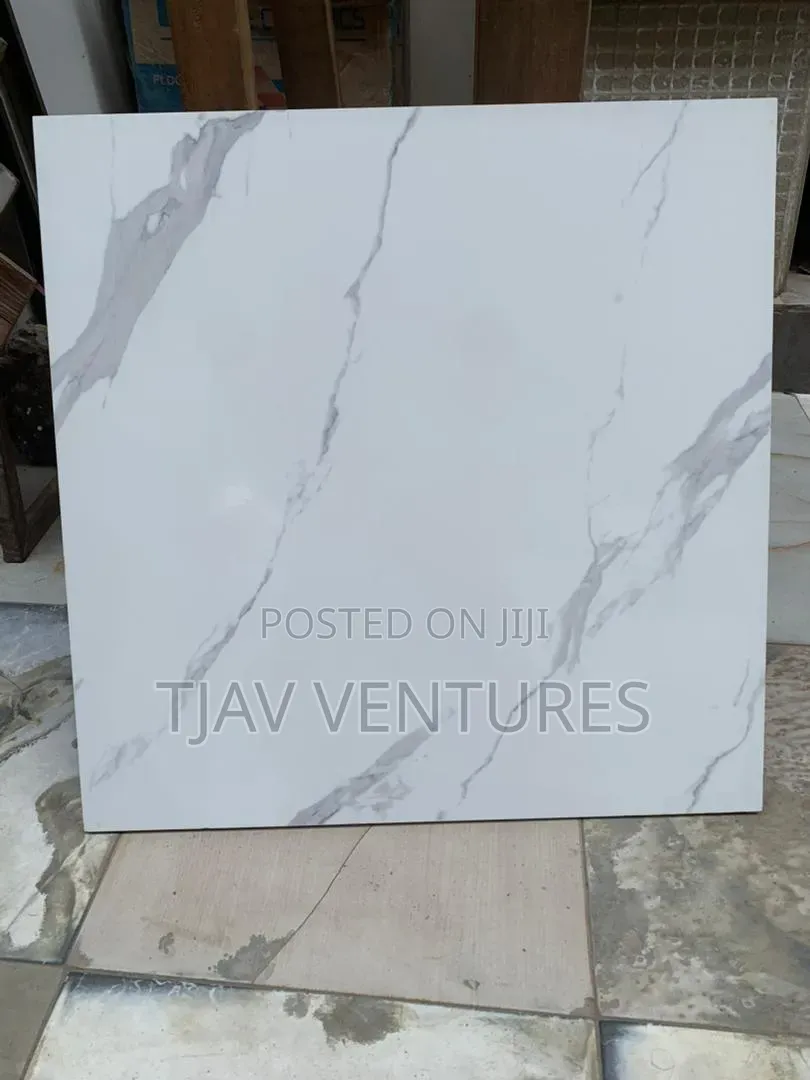 Glossy Floor Tiles Marble Design
