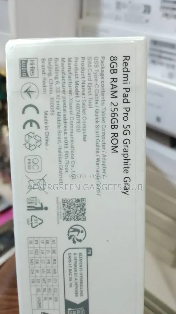 New Xiaomi Redmi Pad Pro 256 GB