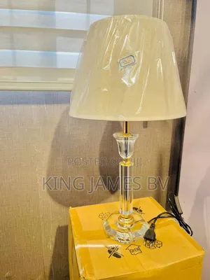 Long Crystal Table Lamp