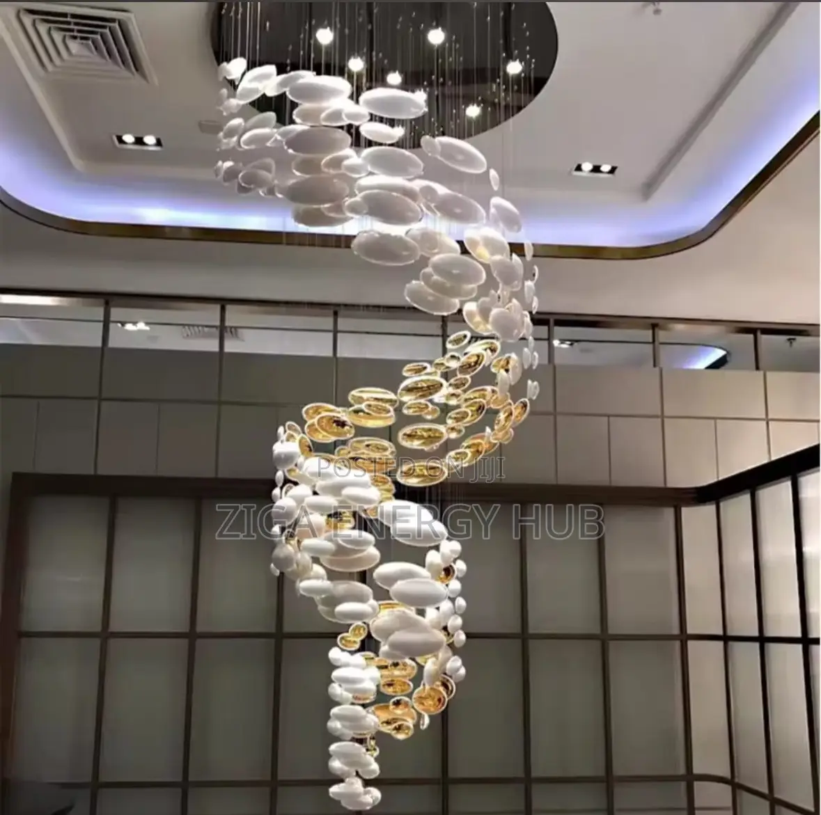 Modern Luxury Void Chandelier