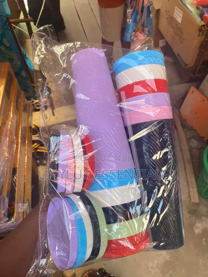 Water Cup With Straw 
(12pcs)