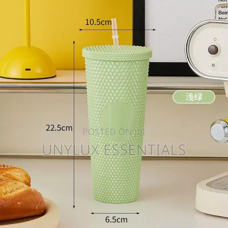 Water Cup With Straw 
(12pcs)