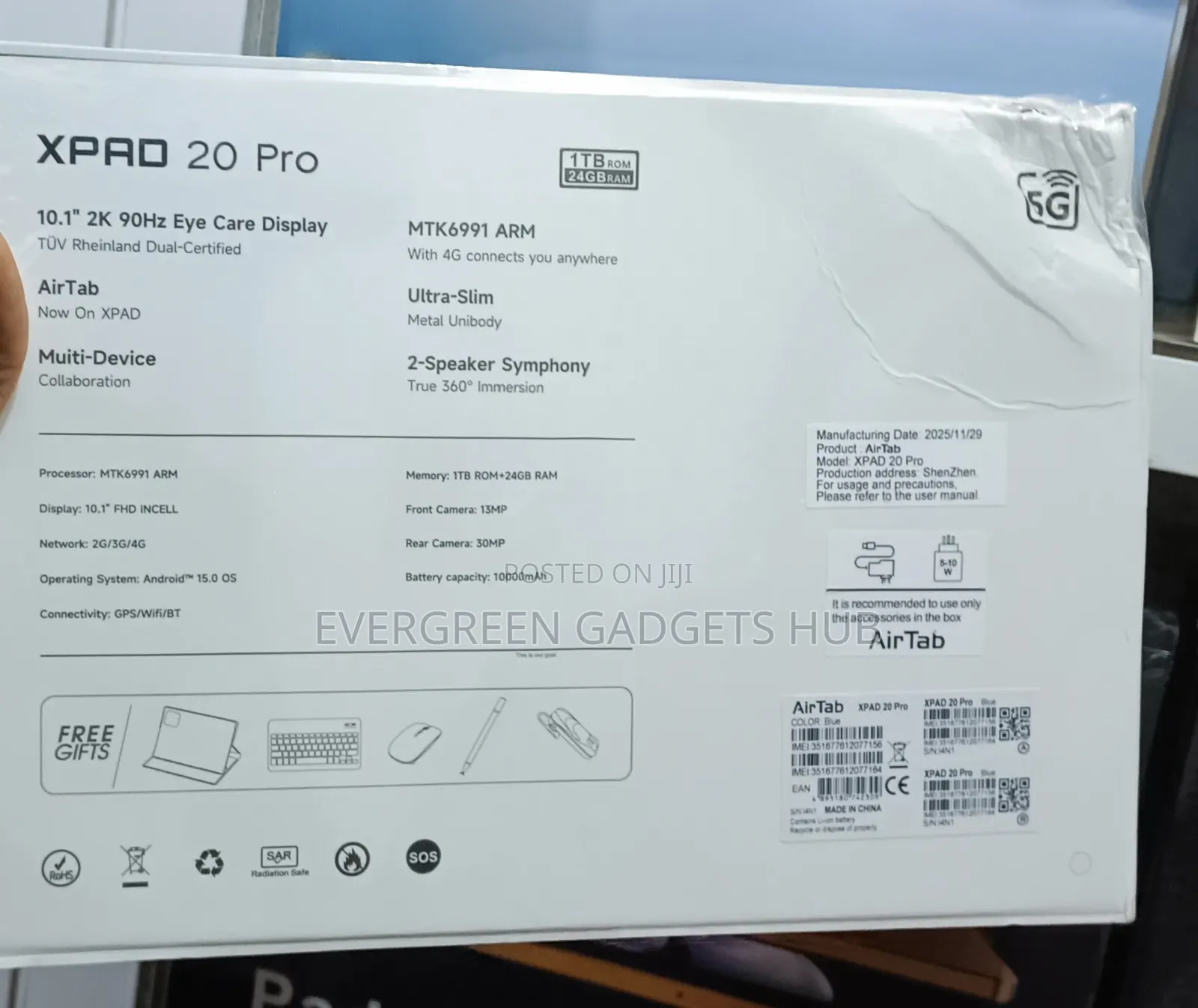 New AirTab XPAD 20 Pro 1 TB
