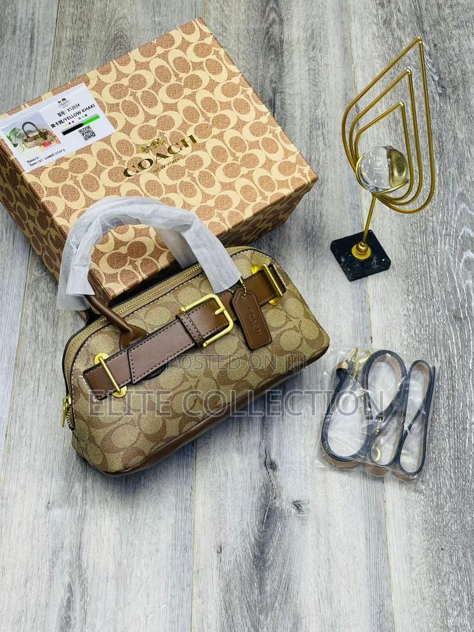 Quality Coach Bag Medium Size Boxed Coach Bag Available