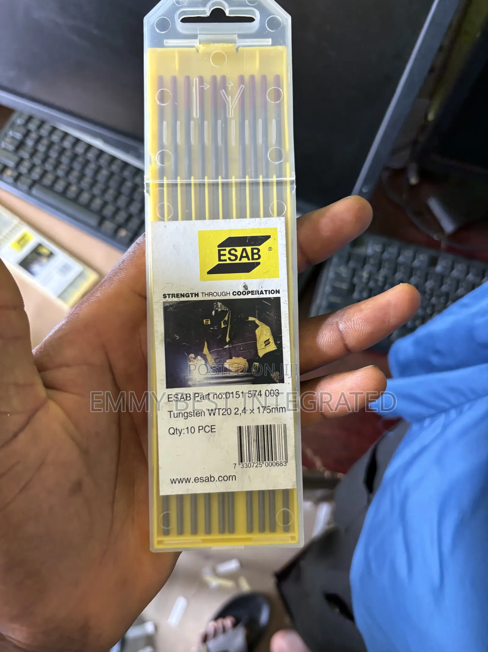 Esab Wt20 Tungsten Electrodes