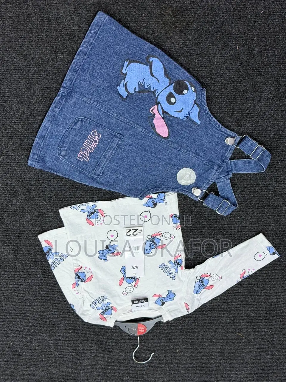 2pcs Dungaree