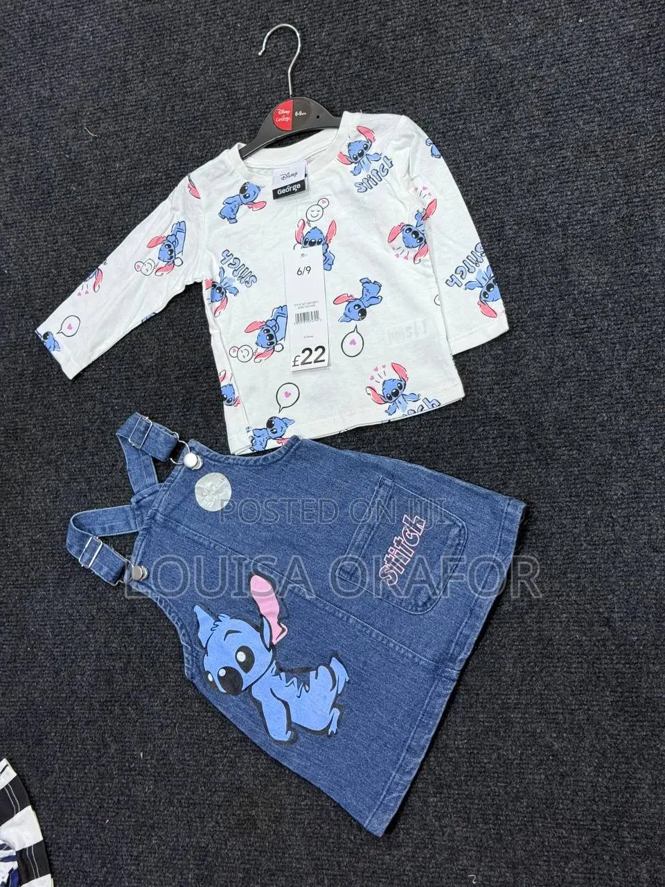 2pcs Dungaree