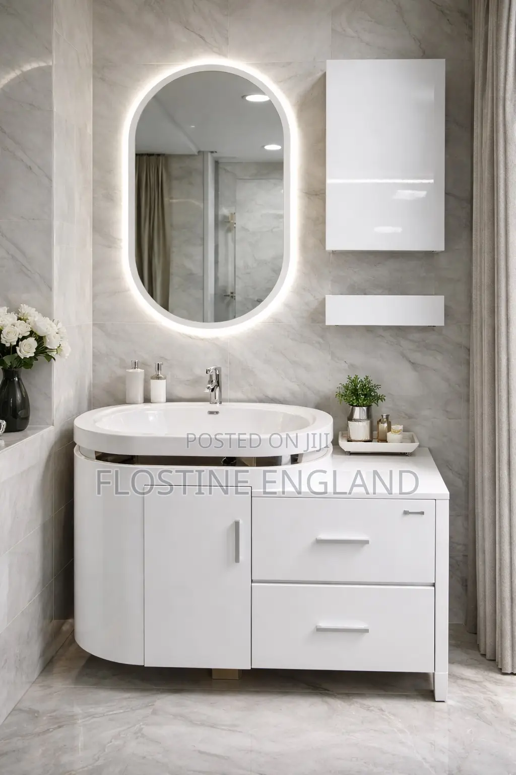 White Cabinet Set