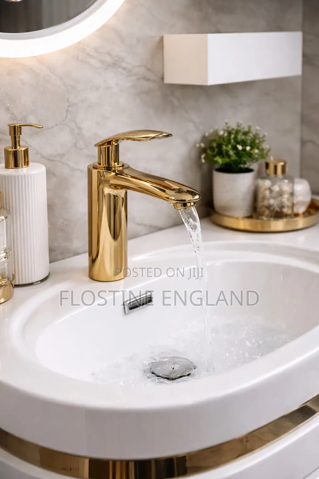 Gold Basin Mixers