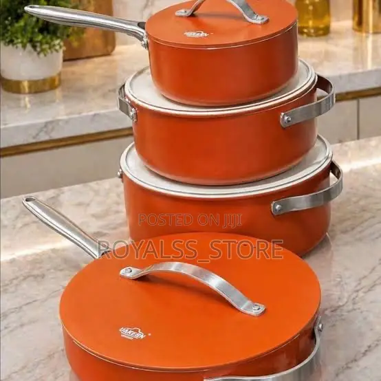 Original Uakeen Germany Vk-22 8pcs Ceramic Non-Stick Cookware Set