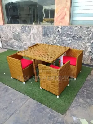 Classic Standard Luxury Design Box Rattan Chair Set.