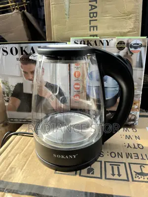 1.8 Liters Sokany Electric Glass Kettle