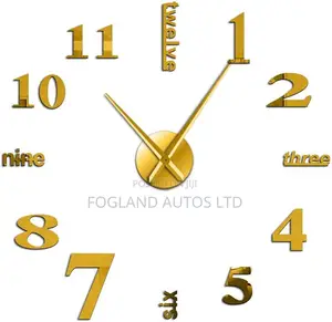 Wall Sticker Clocks Giant Frameless