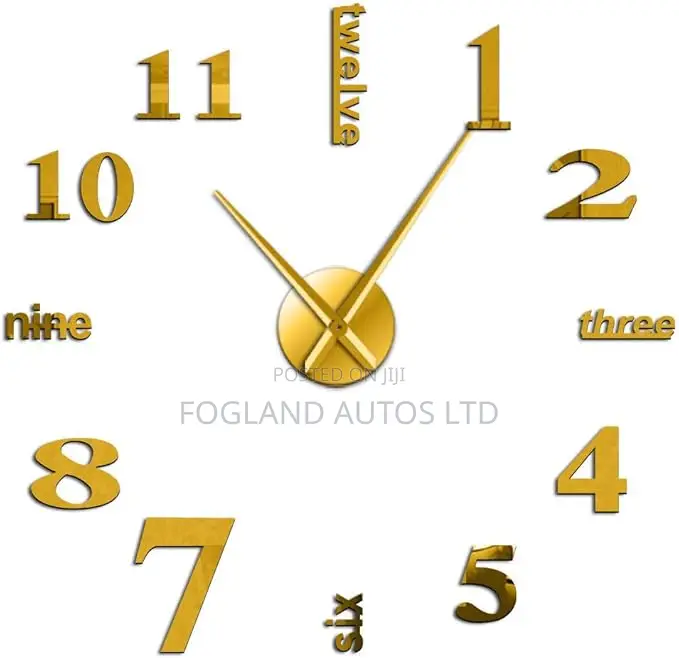 Wall Sticker Clocks Giant Frameless