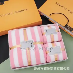 Luxury 3in1 Patterned Towel Set
