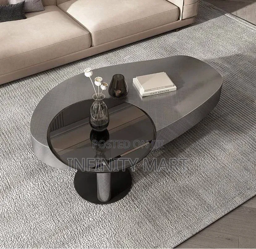 2 in 1 Pebble Noir Center Table