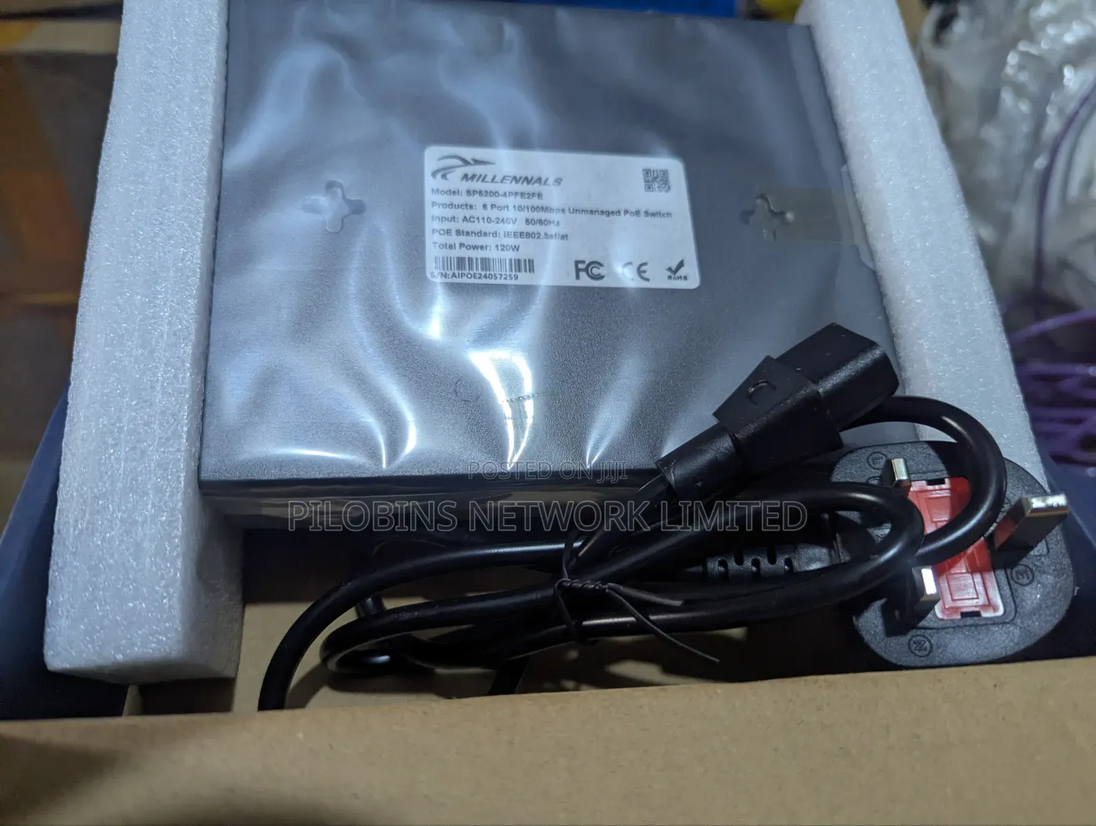 8 Ports Fast Ethernet Poe Switch