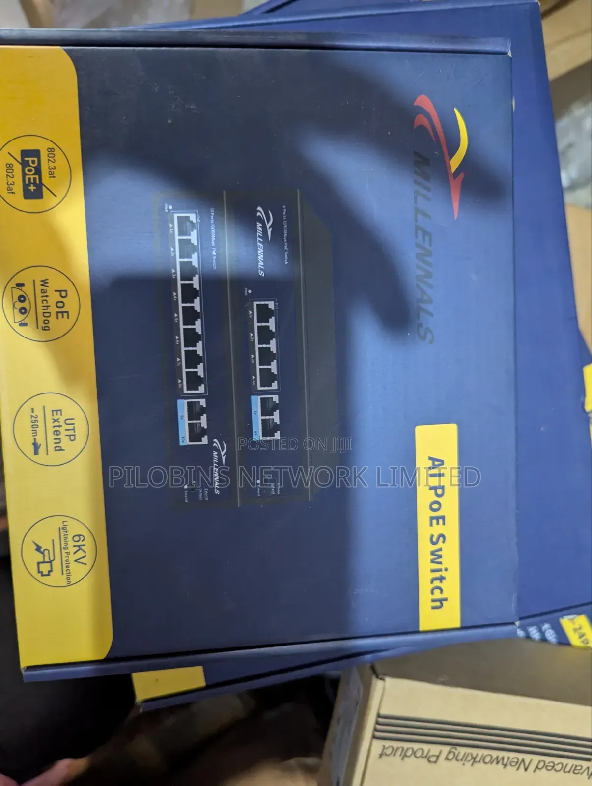 8 Ports Fast Ethernet Poe Switch