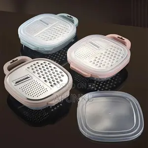 Multipurpose Kitchen 3in1 Fruit And Vegetable Grater With Container