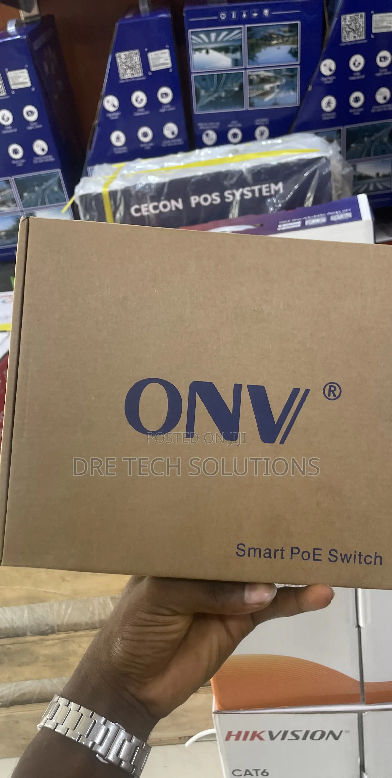 Onv 8 Port Poe Switch.