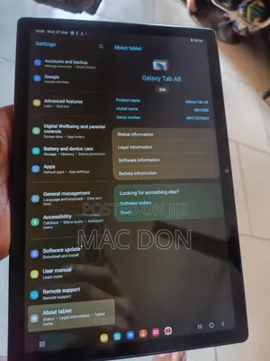 Samsung Galaxy Tab A8 10.5 (2021) 32 GB Black