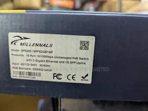 19 Ports Fast Ethernet Poe Switch