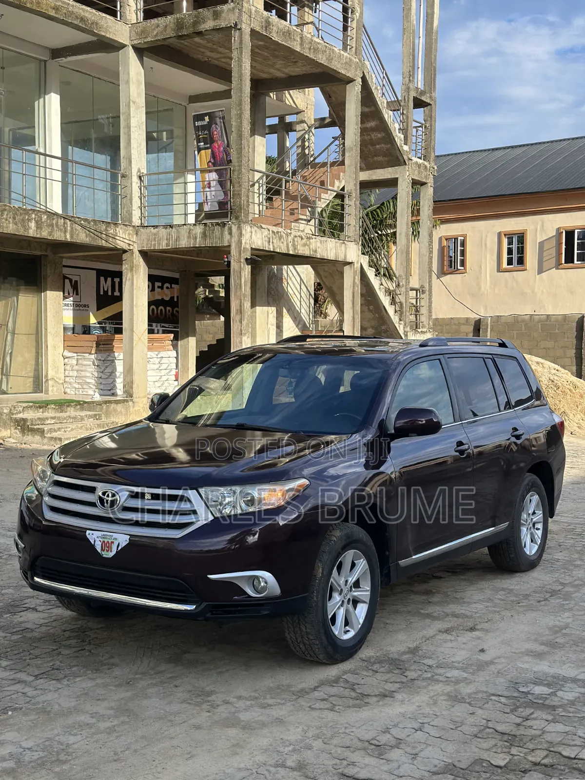 Toyota Highlander Limited 2012 Red
