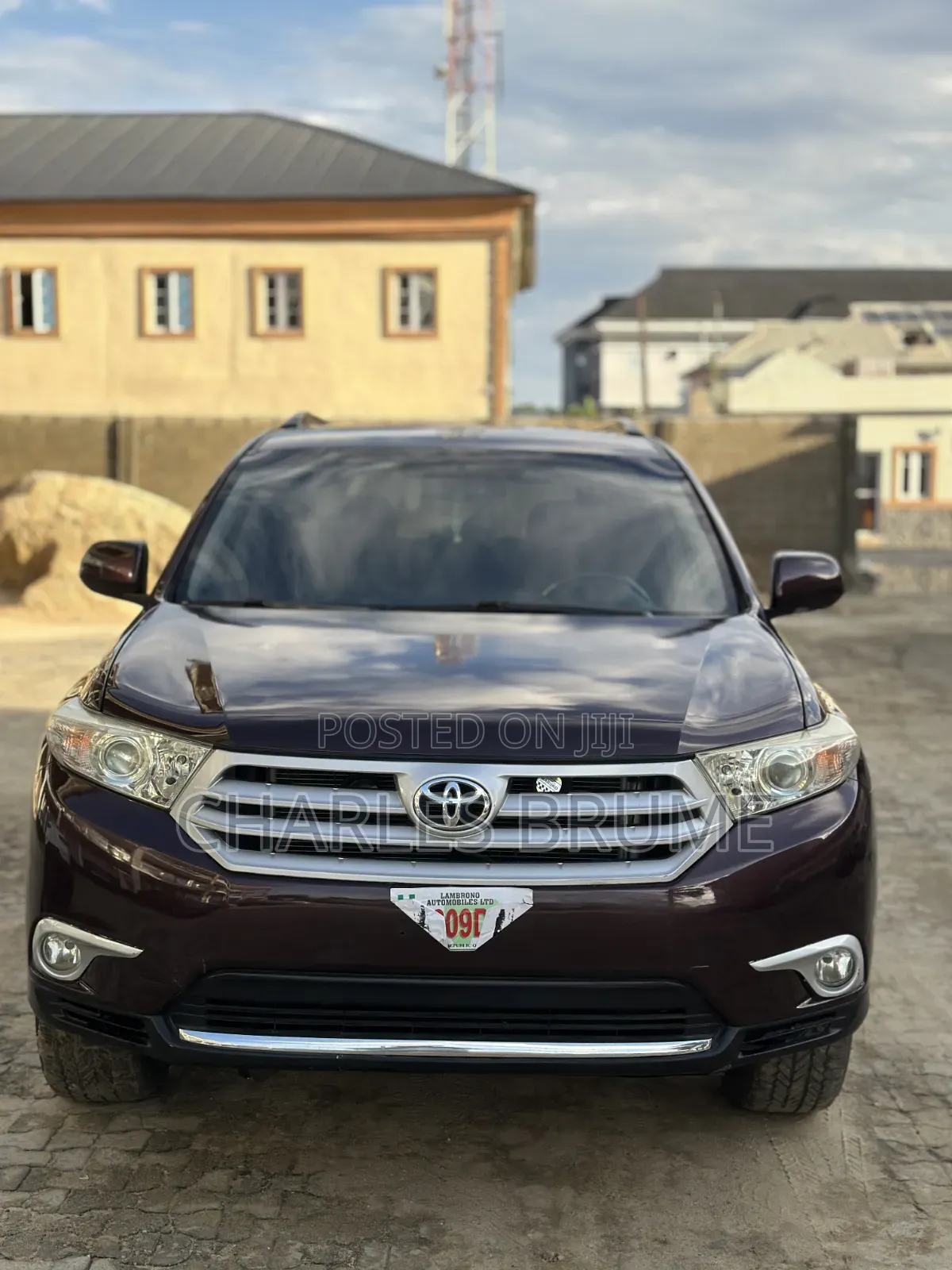 Toyota Highlander Limited 2012 Red