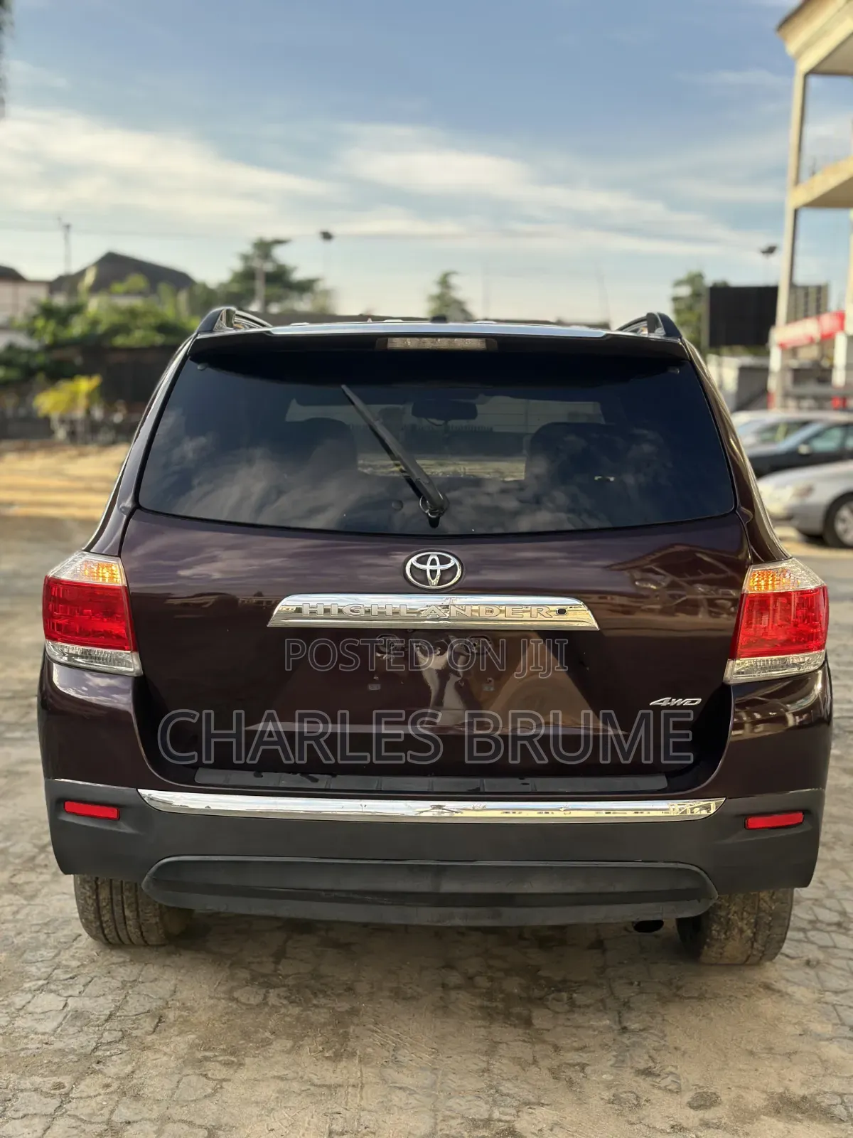 Toyota Highlander Limited 2012 Red