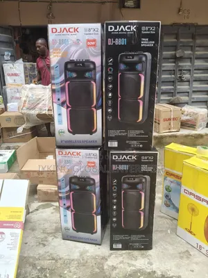 Djack Dj-8801 8" Wireless Speaker Super Digital Audio