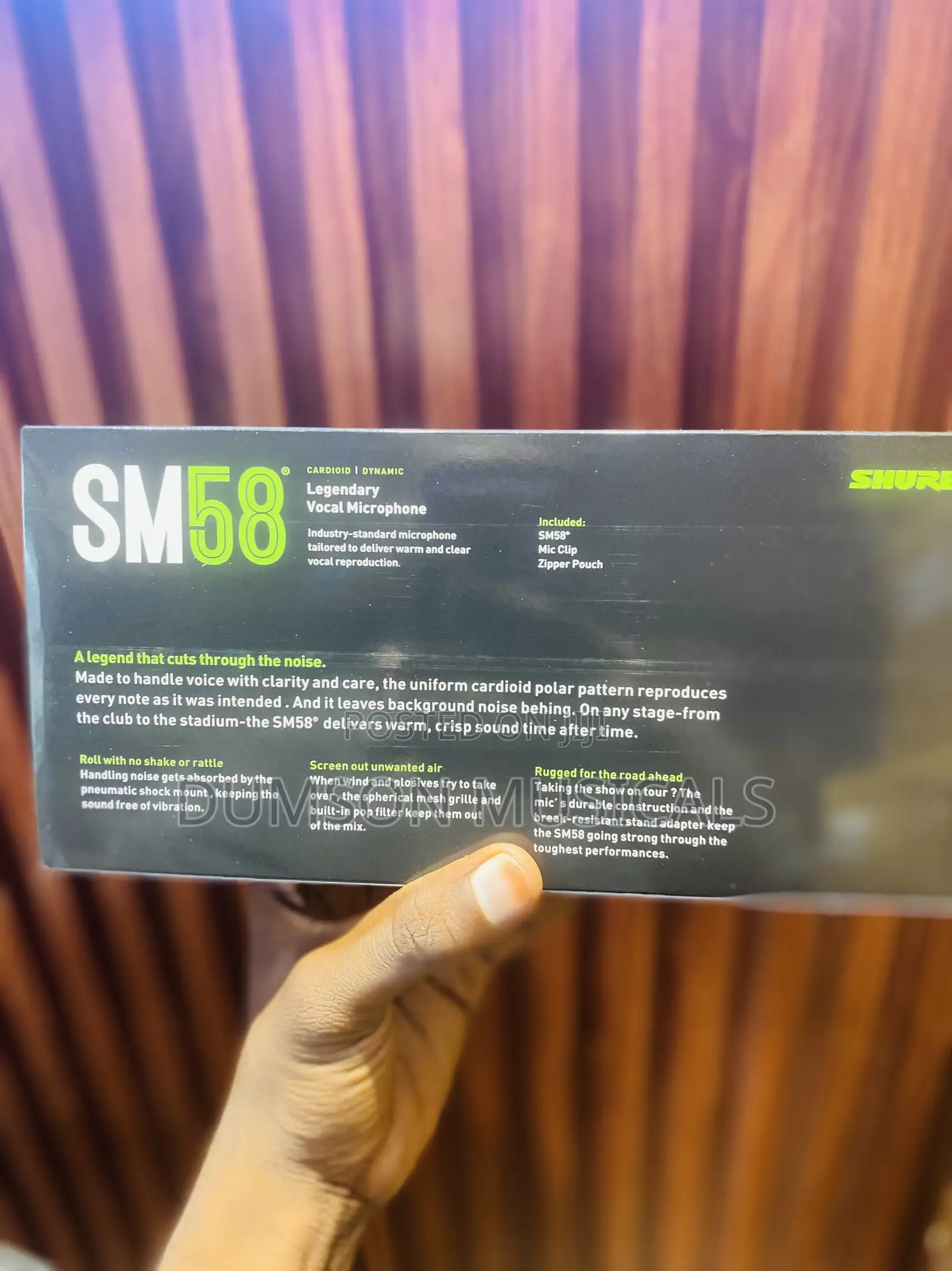Sm58 Shure Legendary Wired Microphone