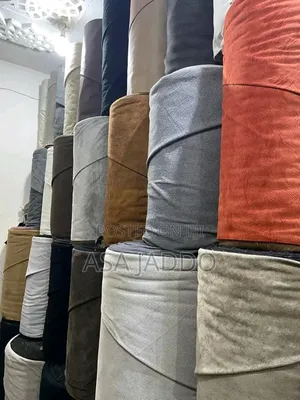 All Kinds of Upholstery Material and Throw Pillows