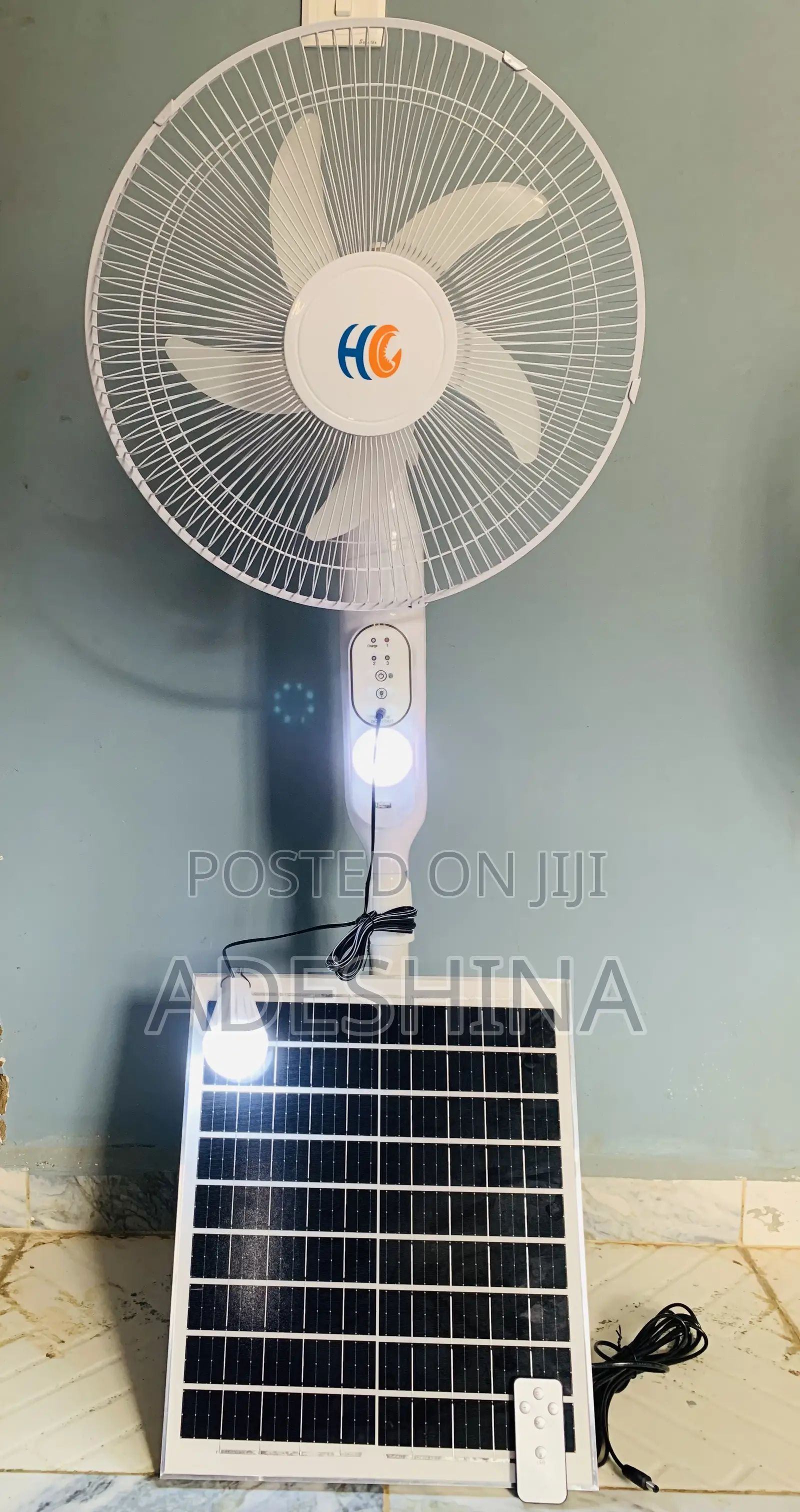 Solar Rechargeable Fan