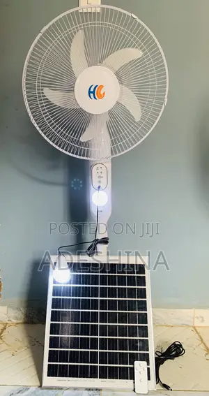 Solar Rechargeable Fan