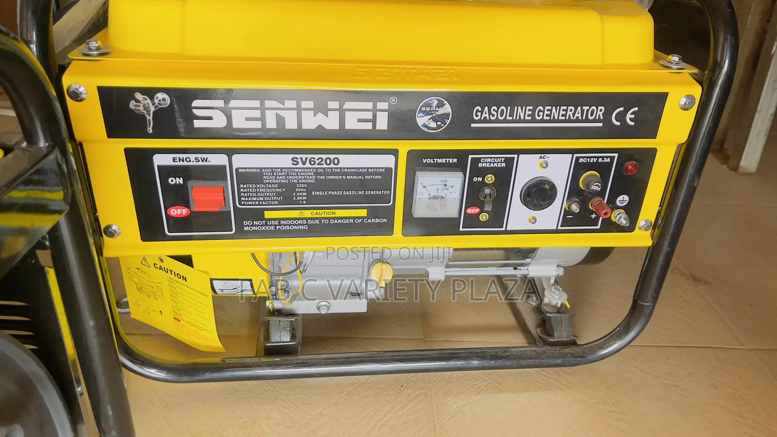 Senwi E6800s 2.5kva Generator