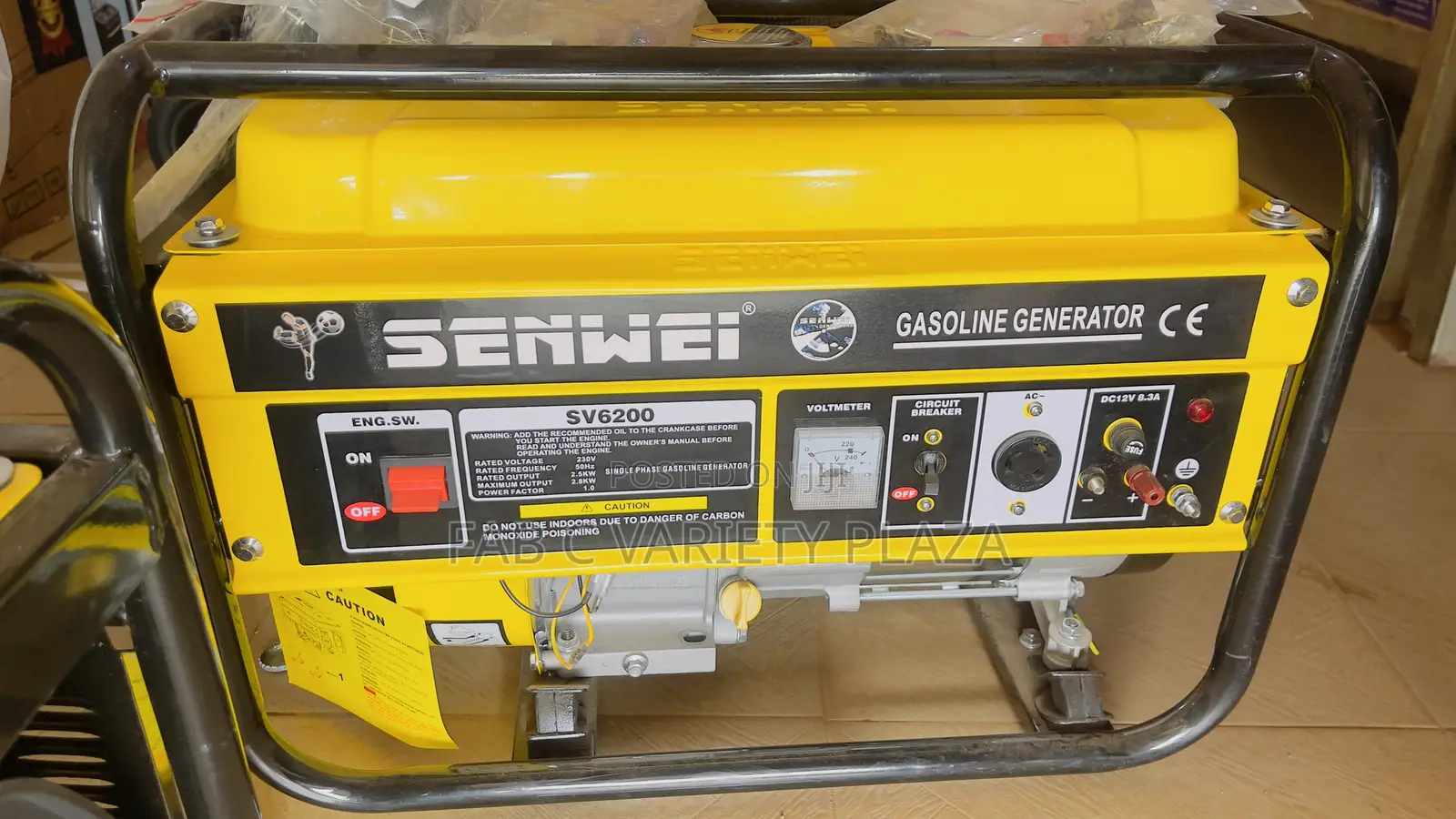 Senwi E6800s 2.5kva Generator
