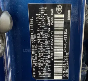 Toyota Camry SE 4dr Sedan (2.5L 4cyl 6AM) 2010 Blue
