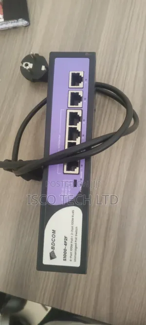 Bdcom S1000-4p2f Poe Switch — A 4-Port Poe+ CCTV/Network Switch