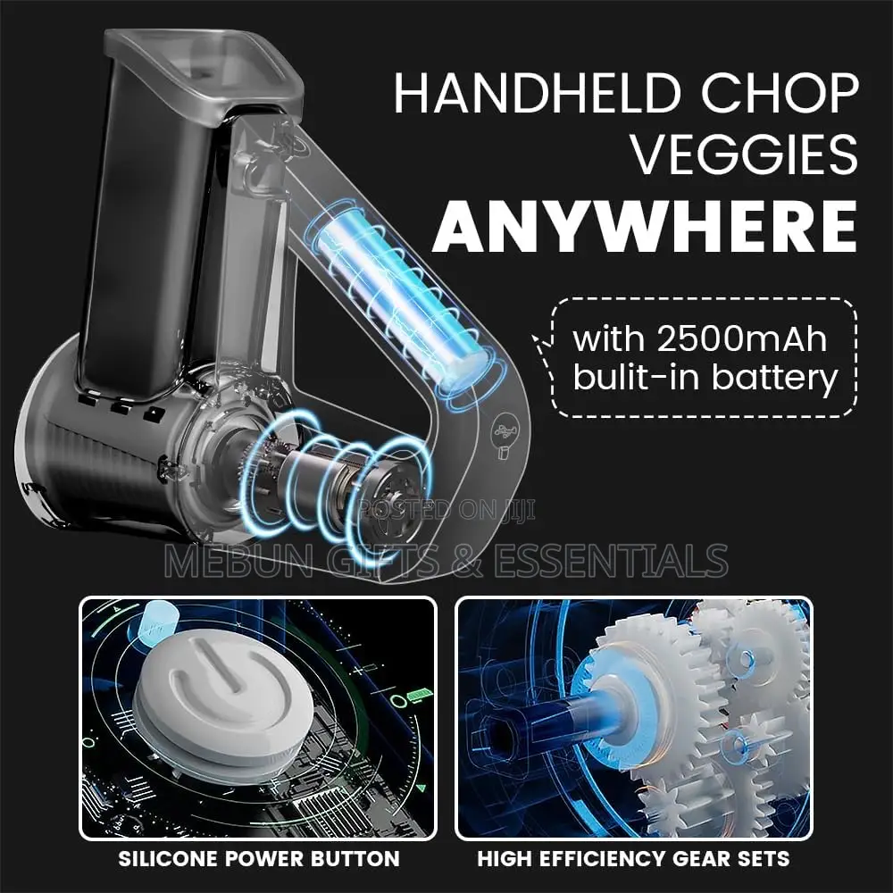 Multi-Functional Electric Handheld Food Chopper