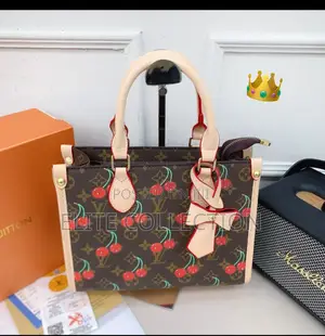 Luxury Cherry Lv Bag Fully Packaged With A Branded Box