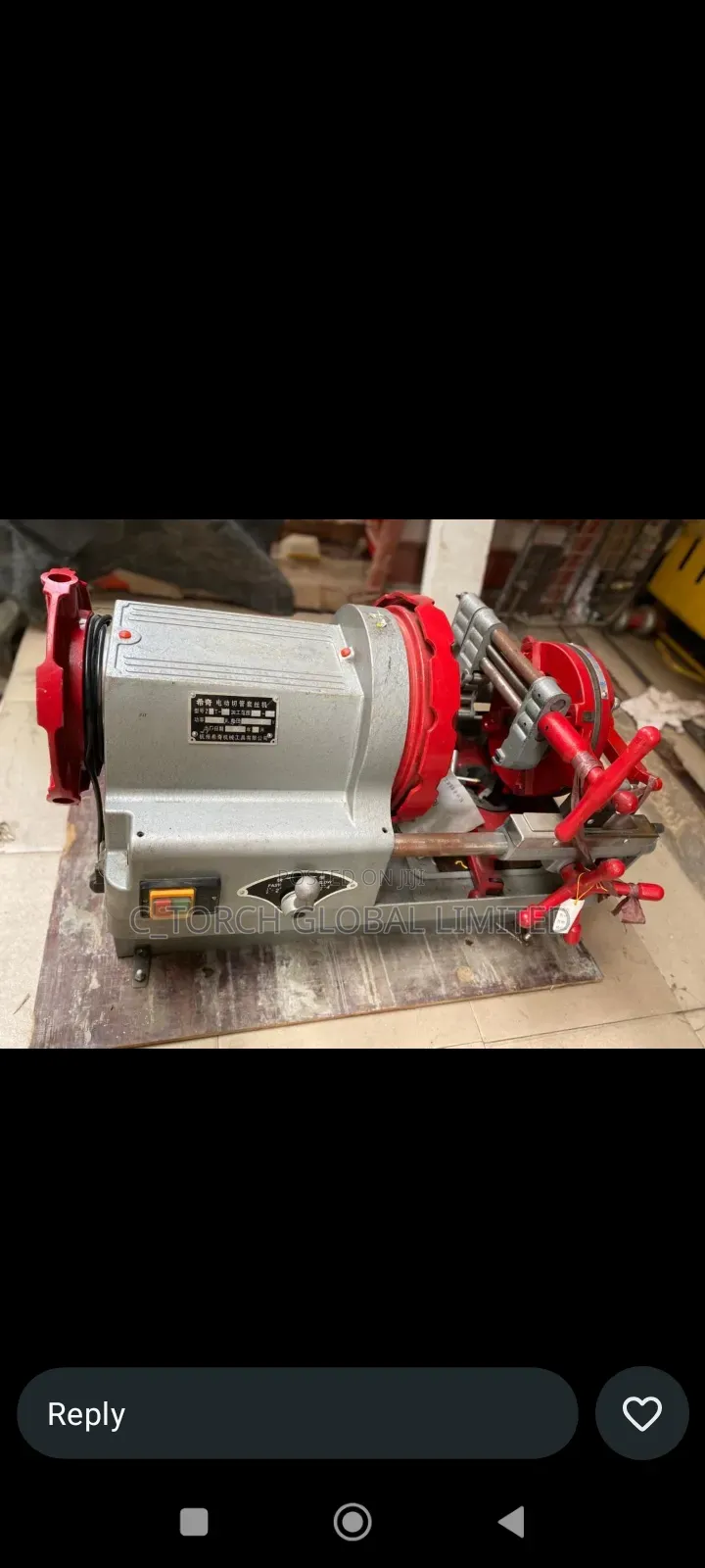 Electric Pipe Threading Machine