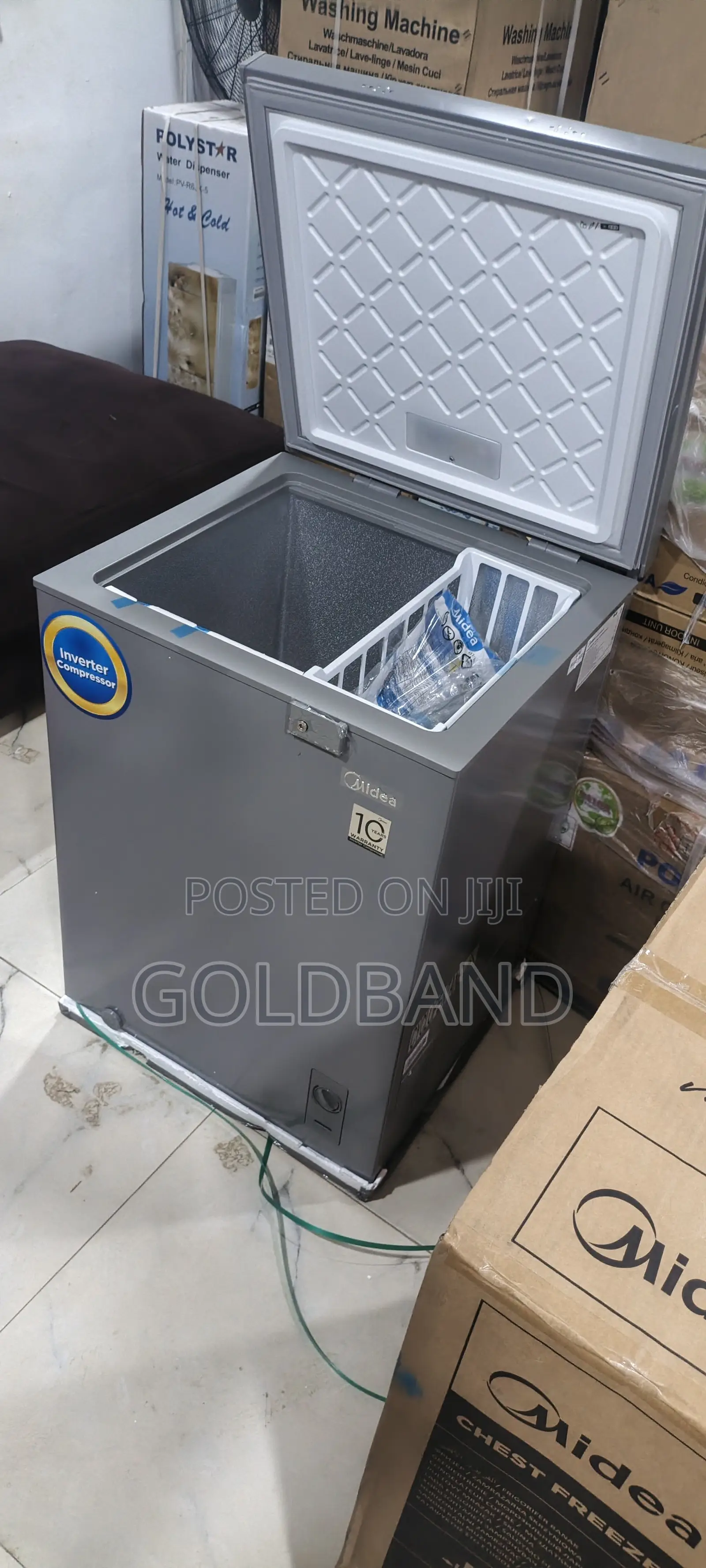 Midea 142l Compact Deep Freezer With Powerful Performance