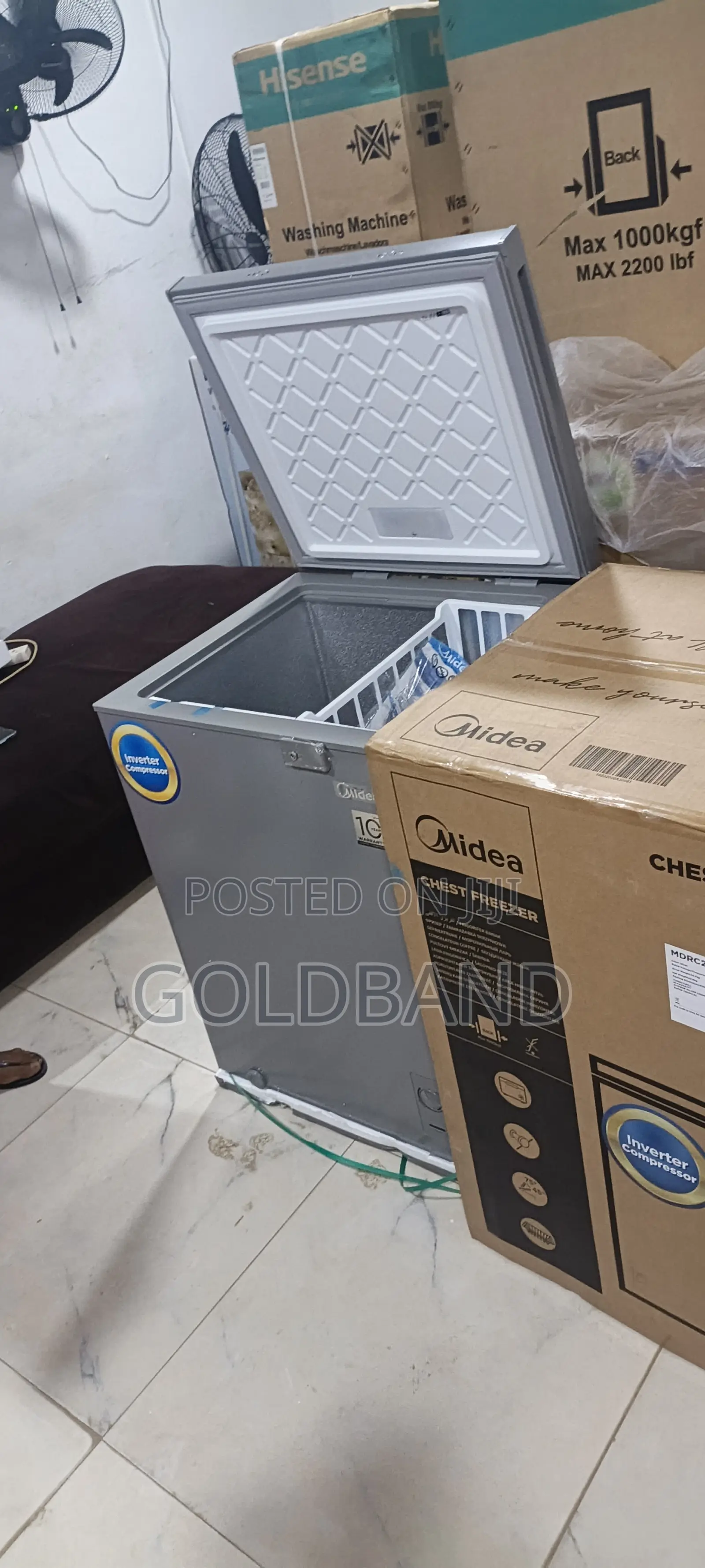 Midea 142l Deep Freezer With Eco Friendly Cooling Technology