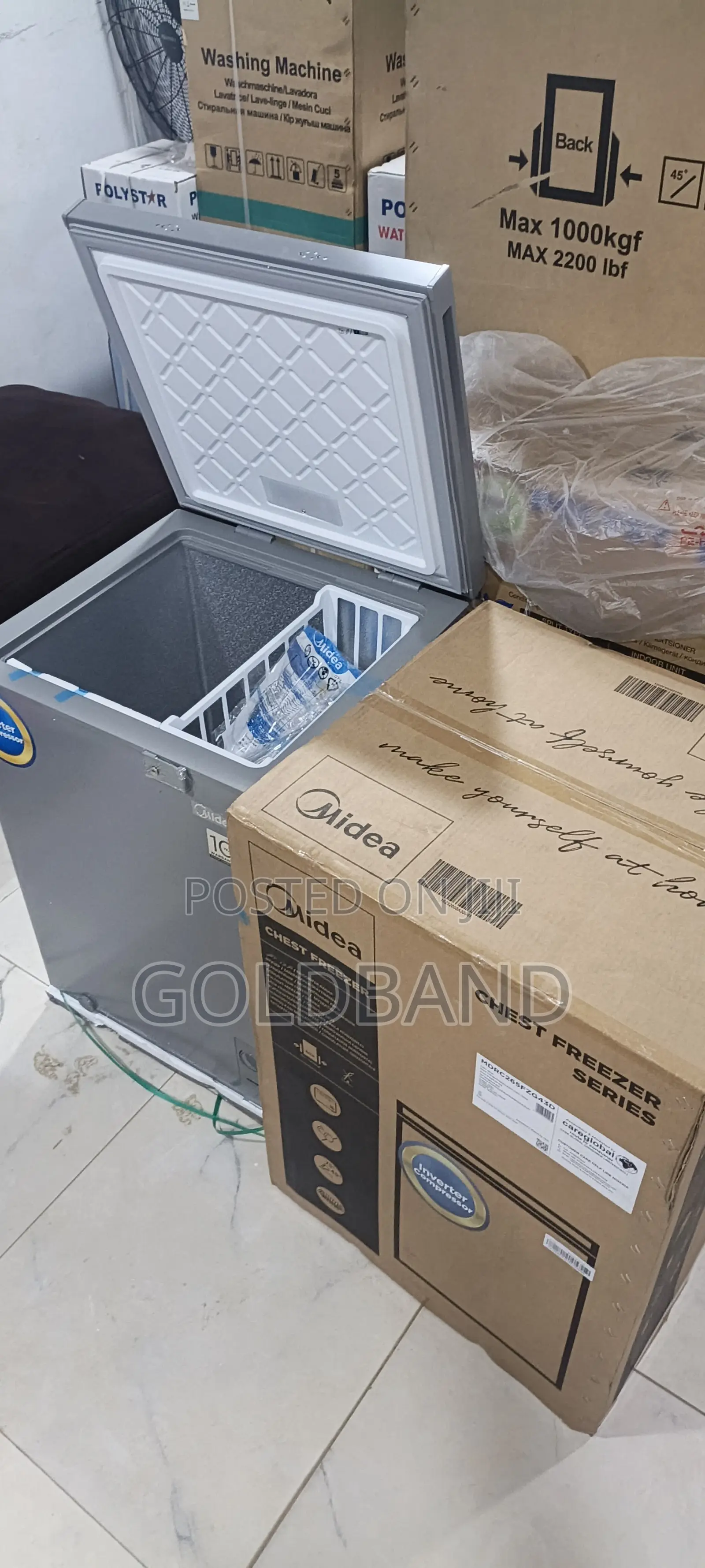Midea Deep Freezer 142l With Modern Energy Saving Design