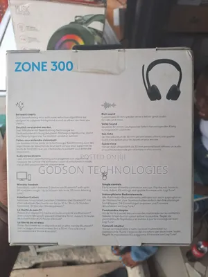 Logitech Zone 300 Wireless Bluetooth Headset With Mic