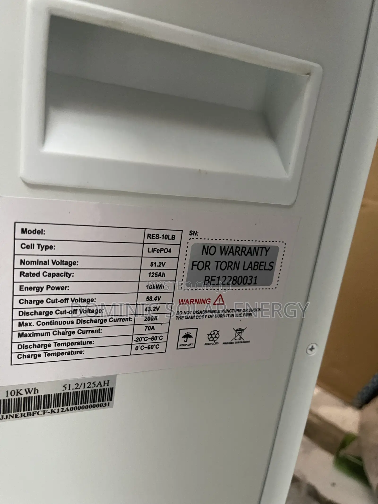 10kwh 48v Hyper Power Lithium Ion Batteries