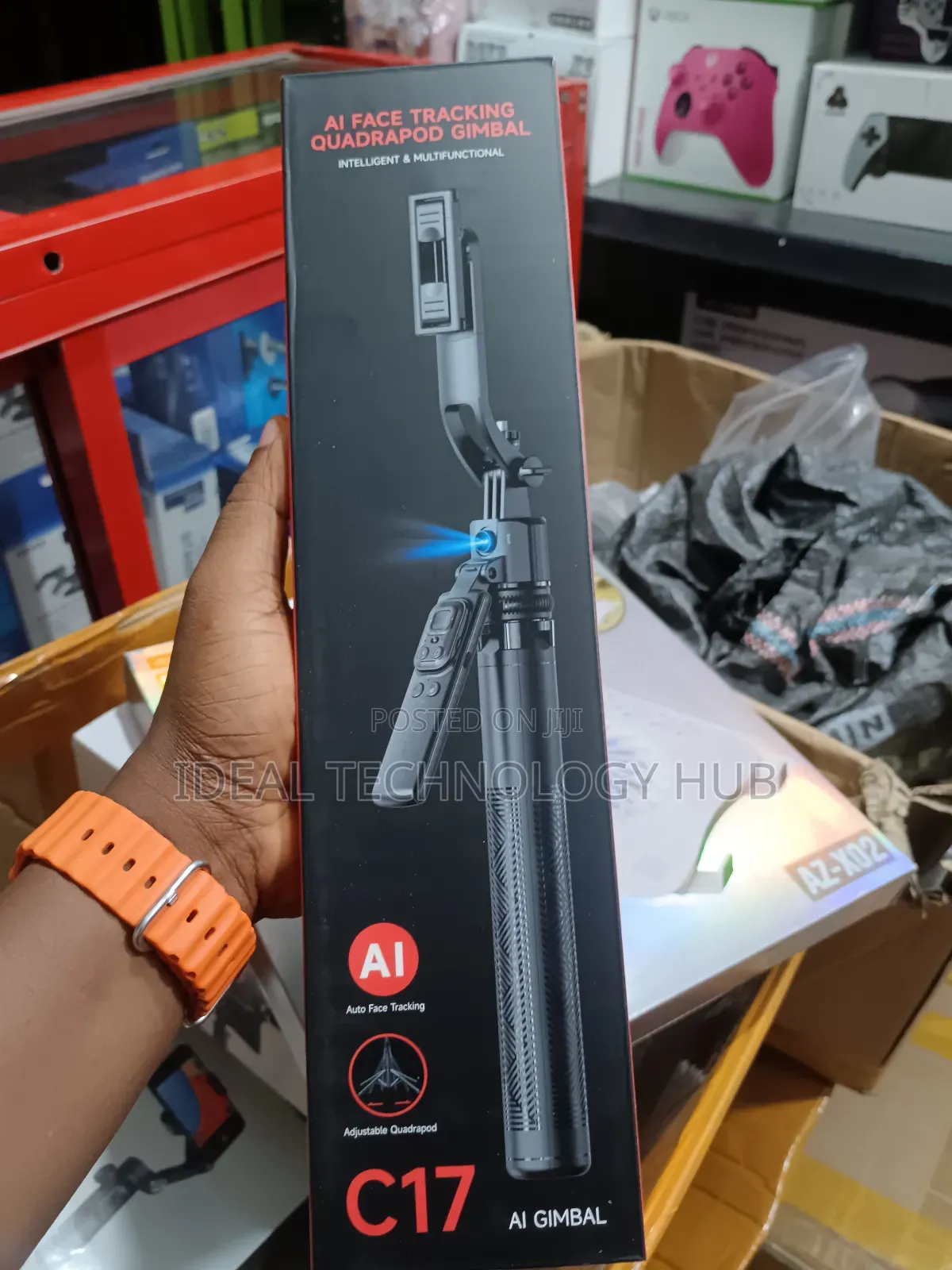 C17 Ai Face Tracking Quadropod Gimbal