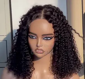 Bouncy Small Kinky Curly Glueless 5x5 Closure Hd Lace Wig 14”