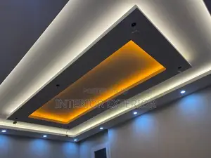 Plaster Board Installation And Office Demarcation Wall