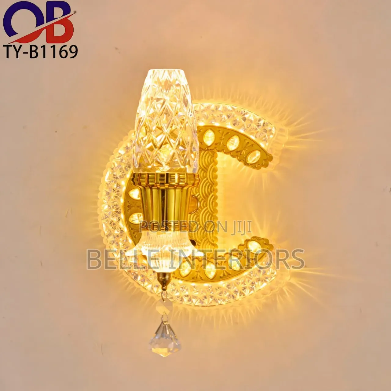 Modern Minimalist Glam Wall Light
